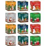Coffrets cadeaux de no�l 12 pi�ces, bo�tes � friandises 3d, bo�tes en papier pour cadeaux de no�l, coffrets ...
