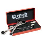 Coffret cls 4x4  cliquet - 4 cls 16 dimensions 8mm  24 mm