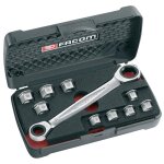 Coffret de cl�s � cliquet traversantes 1 / 2  - 461. j1 - facom