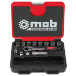 Coffret cl� � douilles traversantes 14 pi�ces mob outillage