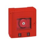 Coffret bris de glace coup de poing ip44 rouge avec 2 voyant - montage en saillie - legrand