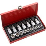 Coffret de douilles étoile 16 pièces avec coffret de rangement en acier vanadium e10 - e24 t30 - t70 Coffret de douilles étoile 16 pièces avec coffret de rangement en acier vanadium e10 - e24 t30 - t70