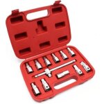 Coffret de douille de vidange 12 pi�ces kit de cl�s outil pour huile de voiture et d?automobile