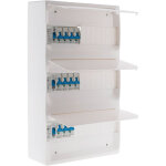 Zenitech ? tableau �lectrique 39 modules ? 11 disjoncteurs 10a / 16a / 20a / 32a ? norme nfc 15 - 100 ...