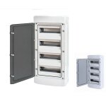 Ame distribution - coffret lectrique tanche 4 ranges de 12 modules ip65 + borniers phase - neutre ...