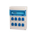 Nalto - coffret lectrique tanche de 8 prises monophass 16a ? 230v