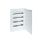 Coffret encastr� 4 rang�es 72 modules porte opaque hager vf418pr