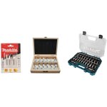 Coffret de forts pour le bois makita d - 74784 8 mm 22 units