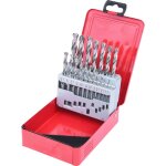 Coffret de forets �tag�s hss tin, en box m�tal, 19 pcs 1 - 10mm