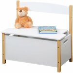 Kesper coffre � jouets blanc design moderne et robuste
