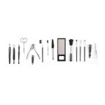 Coffret manucure '18 accessoires' 18cm rose