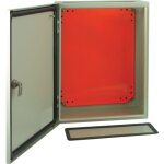 Coffret m�tallique �tanche ip65 hxlxp 250x250x150mm avec plaque