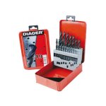Diager - coffret mtallique forets hss standard x19  1  10 775d