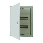 Coffret modulaire encastré 2 rangées 24 + 4 modules avec porte isolante galbée blanche legrand 001512 ... Coffret modulaire encastré 2 rangées 24 + 4 modules avec porte isolante galbée blanche legrand 001512 ...