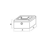 Joma - coffret monnaie  combinaison numro 2 de dimension 85x200x155mm 6062