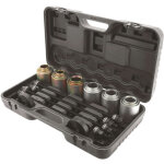 Coffret de montage d�montage silent bloc - 26 pi�ces - 4 tiges de pression - douilles de pression - plaques ...