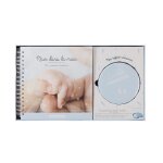 Coffret de naissance album et prise d'empreinte - bleu - livraison gratuite