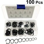 Coffret d'outils d'élasticité coffret d'outils + kit de bagues élastiques circlip de retenue 100 Coffret d'outils d'élasticité coffret d'outils + kit de bagues élastiques circlip de retenue 100