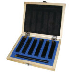Coffret pro 7 outils de tournage m�tal tct 12 mm - holzmann