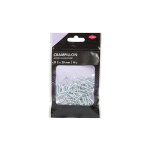 Crampillon acier galvanis� - couleur: gris - � 2 x 20 mm - 90g - assortiment en lot 85275 - cogex