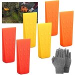 Coins d'abattage d'arbres, 6 pi�ces cale plastique abattage, coin d'abattage en plastique, cale abattage ...