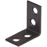 Coin d'angle pour chaise l. 25x25mm, l. 14mm, p. 1, 50mm, galvanis  chaud, avec traitement de surface ...