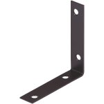 Coin d'angle pour chaise l. 75x75mm, l. 16mm, s. 1, 75mm, galvanis, avec trou, diamtre 5, 5mm