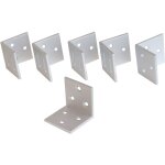 Coins de clôture en aluminium 35 x 35 mm - par 6 pièces Coins de clôture en aluminium 35 x 35 mm - par 6 pièces