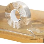 Coin de table transparent 1 m, protection d'angle pour meubles, ruban nano pr - adhsif extra fort, ...