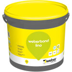 Weber saint gobain - colle acrylique pour lino, 13kg , sans solvant, linol�um, weberbond lino, weber