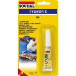 Colle instantan�e cyanoacrylate cyano gel - 3 g - soudal