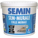 Colle pour toiles de verre et rev�tements muraux l�gers en p�te semin sem - murale - pr�t � l'emploi ...