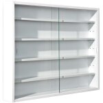 Collect - vitrine murale 5 compartiments blanche Collect - vitrine murale 5 compartiments blanche