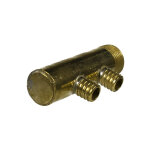 Arcanaute - collecteur 3 / 4' (20 / 27) m�le - bouchonn� 2 piquages � glissement pour tube per diam�tre ...