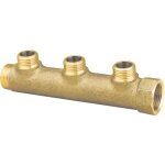 Collecteur entraxe 50mm m�le femelle 3 / 4 - 3 d�parts m�le 1 / 2