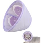 Collerette respirant anti - lechage reglable pour chat - protection apr�s chirurgie