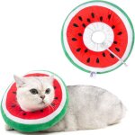 Collerettes pour chats anti l�chage r�glable et pliable, collerettes pour chats anti grattage en tissu ...