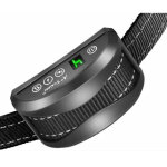 Collier anti - aboiement chien, 3 modes choc �lectrique ip65 batterie rechargeable sangle reflechissant ...