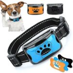Collier anti - aboiement rechargeable pour chiens ? 2 modes de vibration et son ? 7 niveaux de sensibilit� ...