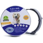 Collier anti - puces et anti - tiques r�glable pour chien ? imperm�able ? protection efficace 8 mois ...