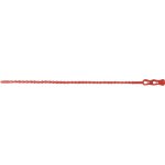 Lutz blades - collier de cblage clicktie longueur 240 mm largeur 3, 8 mm polythylne rouge
