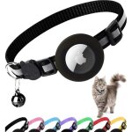 Collier chat airtag, collier pour chat anti - �tranglement , pour toutes les tailles de chats, large ...