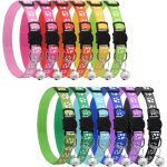 Collier chat anti �tranglement, collier chaton collier pour chat r�glable r�fl�chissant anti etranglement ...