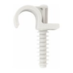 Ing fixations - collier cheville plastique simple - tube diam�tre 18 mm - vendu par 100 - fix - ring ...