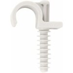 Collier cheville plastique simple - tube diam�tre 25 mm - vendu par 100 - ifix - ring - ing fixation