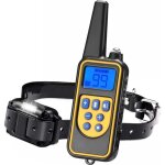 Rhg collier de chien rechargeable 1000m, collier avec mode vibration, son, choc statique et lumi�re adapt� ...