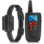Collier de dressage pour chien - 2 en 1 - 1000 metre - collier anti aboiement avec telecommande recepteur ...
