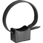 Collier avec embase � 16 a 32 mm noir sachet de 10 - 709131 - debflex