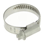 Collier inox crémaillère emboutie bande pleine 12mm Ø25 à 40 Collier inox crémaillère emboutie bande pleine 12mm Ø25 à 40
