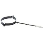 Collier de r�tention pour tuyau � granul�s noir mat save